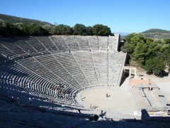 Epidavros: The Amphitheatre is in superb condition