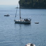 Kalami: Boats anchored in the bay