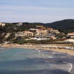 Agios Stefanos (NW Corfu): The beach north of the harbour