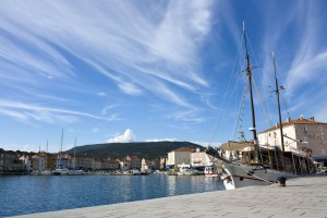 Cres Town: The harbour looking towards the inner basin