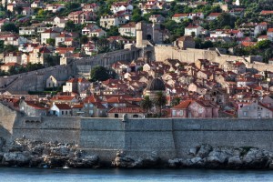 Dubrovnik: The old walled city from the south