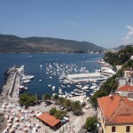 Herceg: The breakwater and harbour with swimming pool in the middle!