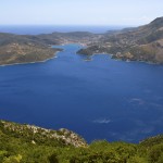 Vathi: The approaches, showing the large bay