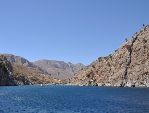 Vathi (Kalymnos): The harbour entrance
