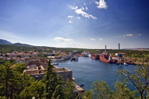 Kraljevica: The harbour and shipyard.