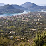 Nidri: The town and channel provides the base for several charter companies