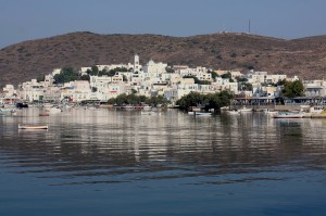 Adamas: The town is the main port. The natural harbour is prone to swell.
