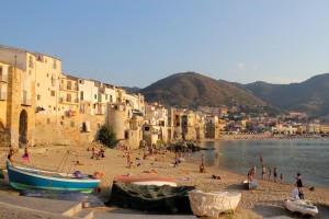 Cefalu: The old town and beach seems untouched by tourist developements