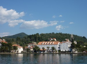 Sipanska: The quay at the head of the bay
