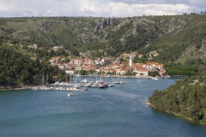 Skradin: The southern quays are a longer walk from the town