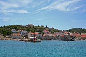 Uvala Luka: The harbour and small village