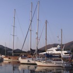 Datca: The quay extends beyond the bar area for those liking quieter nights